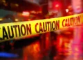 Yellow Tape with caution Illustrating Saint Lucia’s 18th homicide