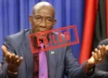 Trinidad PM Keith Rowley Criticized featured in office setting photo