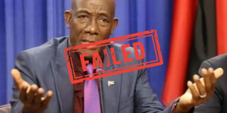 Trinidad PM Keith Rowley Criticized featured in office setting photo