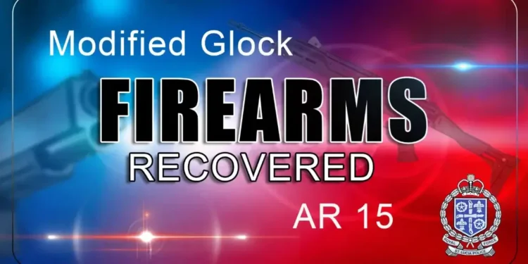 Modified Glock and AR-15 recovered during Dennery raid as Saint Lucia police seize firearms