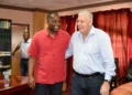 Allen Chastanet With Roosevelt Skerrit