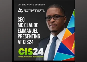 CBI Saint Lucia CEO Mc Claude Emmanuel at the CIS24 Forum Where he made mention of the Saint Lucia Russian Passport Sales amid questions regarding the MOA.