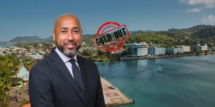 Castries Harbor with Lancelot Arnold of GPH, highlighting Allen Chastanet declines GPH invitation over transparency issues.