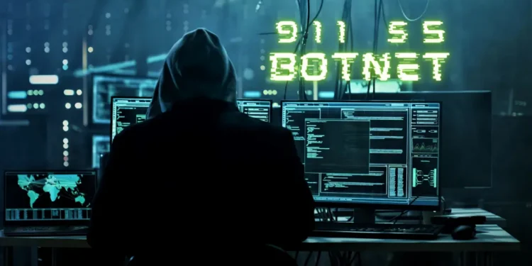 Photo of a Cyber Security Professional amid the 911 S5 botnet takedown
