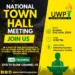 UWP Town Hall Meeting Flyer