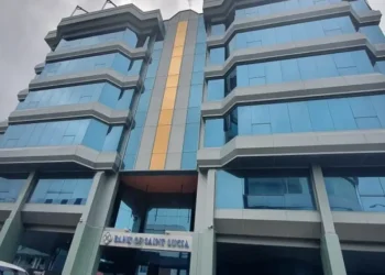 Bank of Saint Lucia building, central to the recent allegations of SLP corruption in Bank of Saint Lucia.