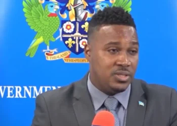 Jeremiah Norbert Motorcycle Accident Raises Questions on Leadership and Integrity as he stands at a podium addressing latest Motorcycle incident