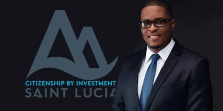 Mc Claude Emmanuel, CEO of the St. Lucia CIP, addressing the media about the legal challenges and future of the St. Lucia Citizenship by Investment Programme.