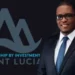 Mc Claude Emmanuel, CEO of the St. Lucia CIP, addressing the media about the legal challenges and future of the St. Lucia Citizenship by Investment Programme.