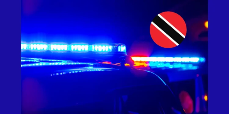 Emergency vehicle with flashing lights at the scene of Trinidad hospital security breach