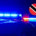 Emergency vehicle with flashing lights at the scene of Trinidad hospital security breach