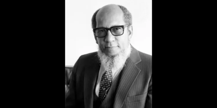 Black and white photo of Dr. Joseph Edsel Edmunds, representing the Saint Lucia diplomat legacy.