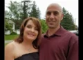 Photo of Corey Comperatore and his widow Helen Comperatore, highlighting the story where the Trump rally shooting widow refuses Biden's call.