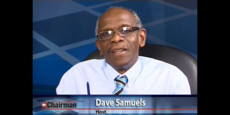 Saint Lucia media icon Dave Samuels hosting his popular Mr. Chairman show, where he skillfully led discussions on key local and regional issues, leaving a lasting legacy in Saint Lucian broadcasti