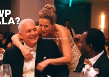 Allen Chastanet, Racquel Chastanet, and Keith Mitchell at the UWP 60th Anniversary Celebration, commemorating 60 years of leadership at the milestone gala.