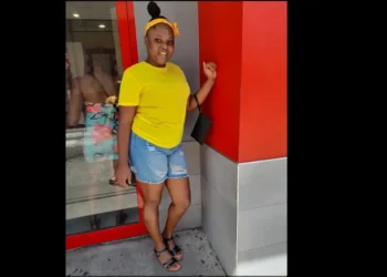 Jeannelle Didier in a yellow shirt, tragically involved in the Jeannelle Didier homicide in Morne Du Don, marking Saint Lucia's 56th murder.