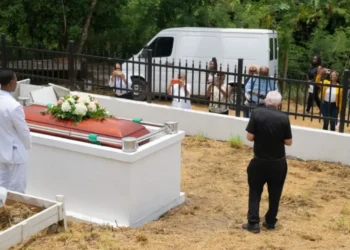 Restored gravesite of Anna Heegaard on St. Croix, symbolizing her legacy and commemorated during the Anna Heegaard reinterment ceremony." (Source photo by Diana Dias)