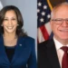 Side-by-side US Government portraits of Kamala Harris and Tim Walz featured during the Kamala Harris 2024 running mate announcement.