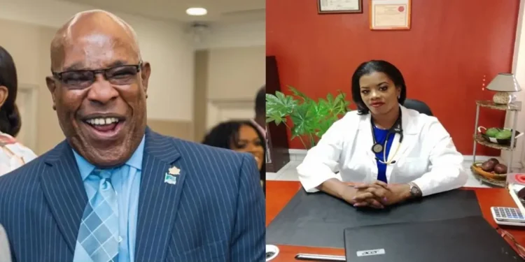Side by side photo of Richard Frederick and Dr. Merle Clarke, central figures in the ongoing Richard Frederick controversy, highlighting the tension between government officials and medical leadership in Saint Lucia.