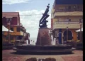 Statue in Soufriere Square symbolizing emancipation, representing the spirit of freedom highlighted in the Saint Lucia Emancipation message