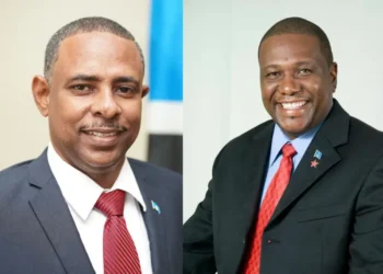 Alva Baptiste and Henry Mangal addressing issues amid the Saint Lucia Consul General controversy.