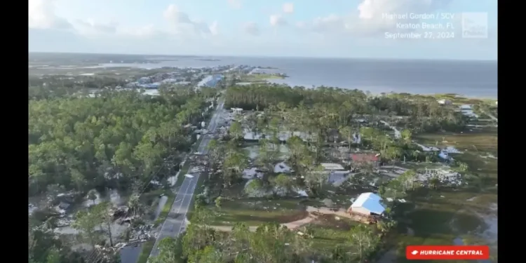 Hurricane Helene death toll rises to 28 as widespread flooding and destruction devastate communities across the Southeast. Credit: Michael Gordon, The Weather Channel.