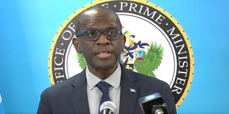 Philip J. Pierre addresses Saint Lucia economic concerns during a pre-cabinet briefing