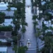 Aerial view of severe flooding in a Punta Gorda neighborhood after Hurricane Milton made landfall on Oct. 10, 2024. (Photo by Joe Raedle/Getty Images)