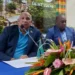 Louis Lewis appointed CEO of Saint Lucia Tourism Authority alongside Ernest Hilaire at the head table during the appointment ceremony.