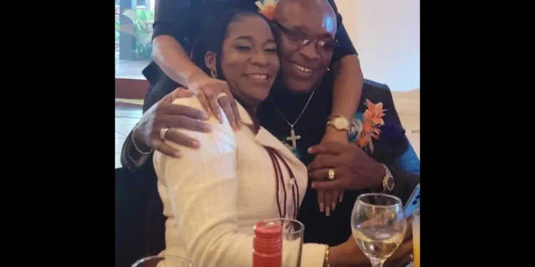 Richard Frederick corruption allegations: Richard Frederick with his arms around Dr. Cadelia Ambrose amid fraud accusations.