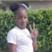 Shinika Riley Jean Phillip, the 15-year-old girl shot dead in Castries, wearing a white T-shirt in a photo prior to the tragic incident.