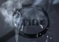 A smoking gun barrel with the word "Crime" overlayed, representing the recent shooting in Bisee Castries that left two men injured