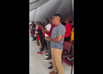 Philip J Pierre and Jeremiah Norbert at Dominica ceremony amid Philip J Pierre Airport Controversy