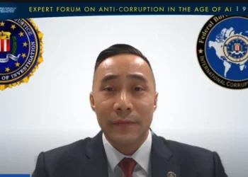 FBI’s Eugene Wu delivers remarks on anti-corruption tools during the Caribbean Development Bank’s Expert Forum on Corruption in the Age of AI.