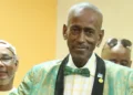 Lincoln Skinny Maynard passes away A cherished photo of Skinny at a United Workers Party event, remembered for his loyalty and dedication.