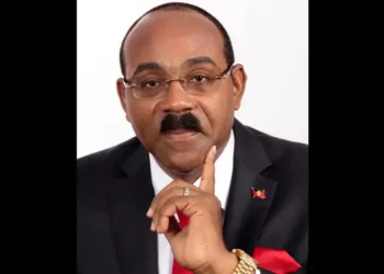Prime Minister Gaston Browne, who is overseeing the St Peter By-Election 2025 process following the death of former MP Asot Michael.