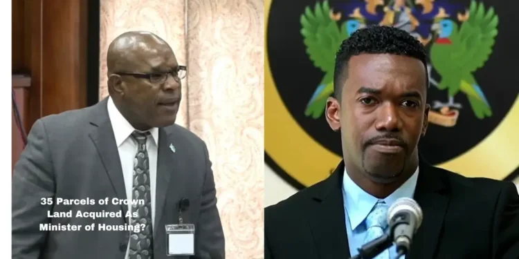 Richard Frederick land scandal: Richard Frederick and Rosh Clarke amid crown land controversy.