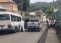 Scene of the tragic shooting on Water Works Road, Castries, where Vernon 'Fat Dog' Auguste was killed, bringing Saint Lucia's homicide tally to 73.