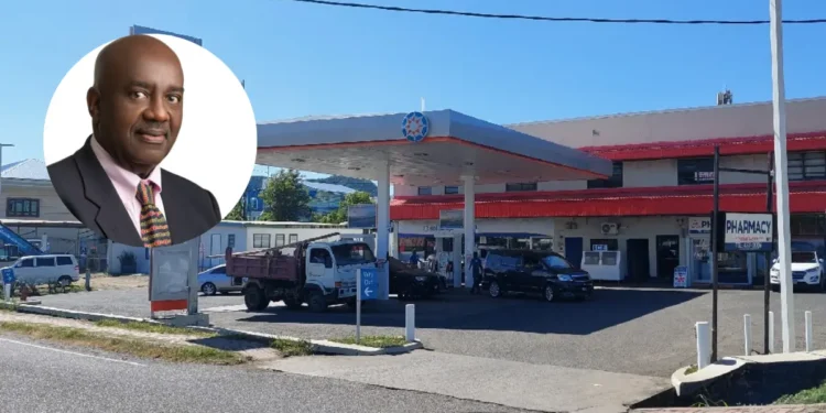 Sol Gas Station in Gros Islet serves as a representation of the broader issue of Saint Lucia high fuel costs amid falling global oil prices