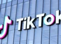 TikTok logo on a modern glass building, representing the company at the center of the ongoing TikTok Ban Case in the United States.