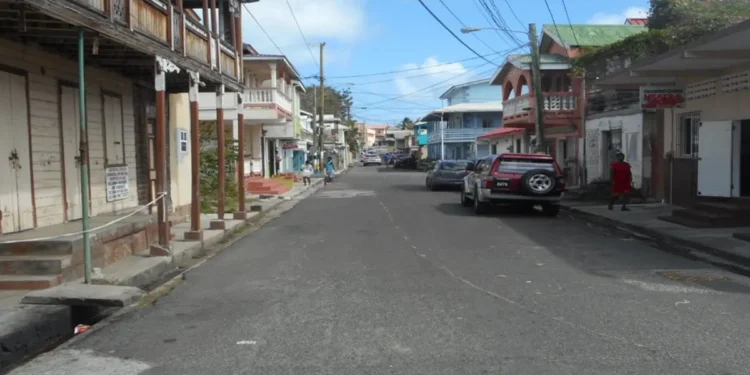 An empty street in Vieux Fort, highlighting the quiet festive season and the ongoing Vieux Fort community challenges. Photo credit: Loop St. Lucia.