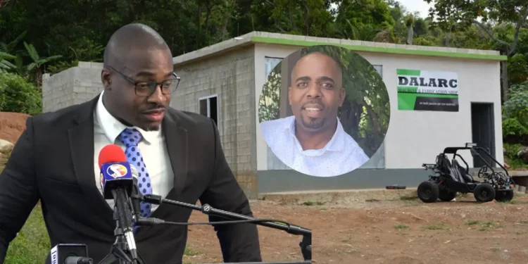 Kenson Casimir and his cousin Joel Darell Anthony linked to the $80M Daren Sammy Stadium Heist, with DALARC Machine and Fabrication Shop in view.