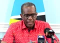 St Lucia Prime Minister Philip J. Pierre speaks during an interview, addressing national issues as 202 St Lucians face deportation under Trump's immigration policies.