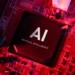 AI chip on a red circuit board, representing OpenAI Challenges Nvidia with its bold move into AI chip development and hardware innovation.