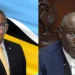 Bradly Felix alongside Speaker Claudius Francis in a political dispute over alleged bias in the Saint Lucia Parliament.