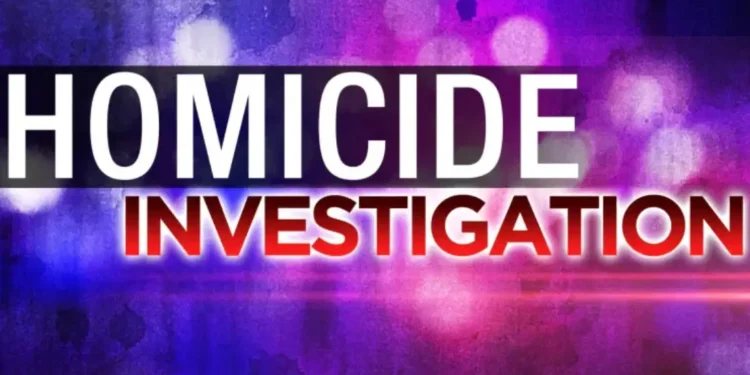 Graphic image showing homicide investigation alert related to Ken Joseph Ismael murder suspect still at large in Choiseul, Saint Lucia