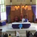 Prime Minister Philip J. Pierre refuses Chastanet handshake in a shocking church snub at St. Joseph the Worker Church in Gros Islet, as Chastanet extends his hand during the service.