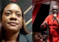 St Lucia Government discredits New York Times: Side-by-side images of Maundy Lewis, press secretary to Prime Minister Philip J Pierre, and Pierre addressing a political rally in St Lucia.