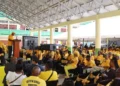 Chairman Prudent addresses a packed audience as the UWP Hosts Successful 43rd Convention in St Lucia, emphasizing party unity and leadership renewal.