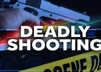 Deadly shooting graphic with crime tape, used for Cap Estate shooting death of Brad Francis.